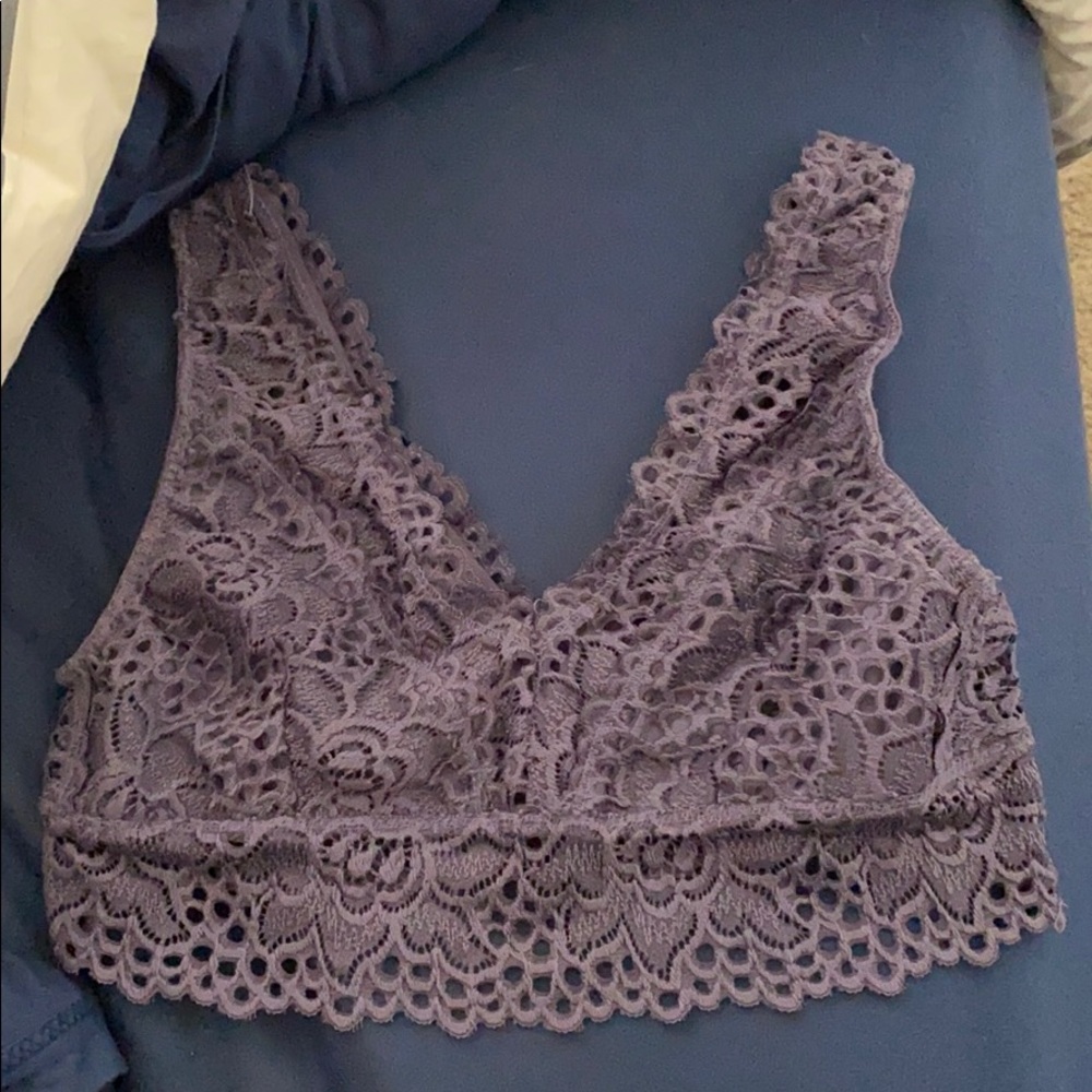 Purple free people bralette